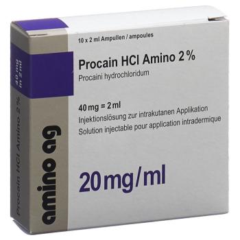 Procaine HCl Amino 40mg/2ml 10amp 2ml